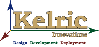 Kelric Innovations logo, Design, Development, Deployment